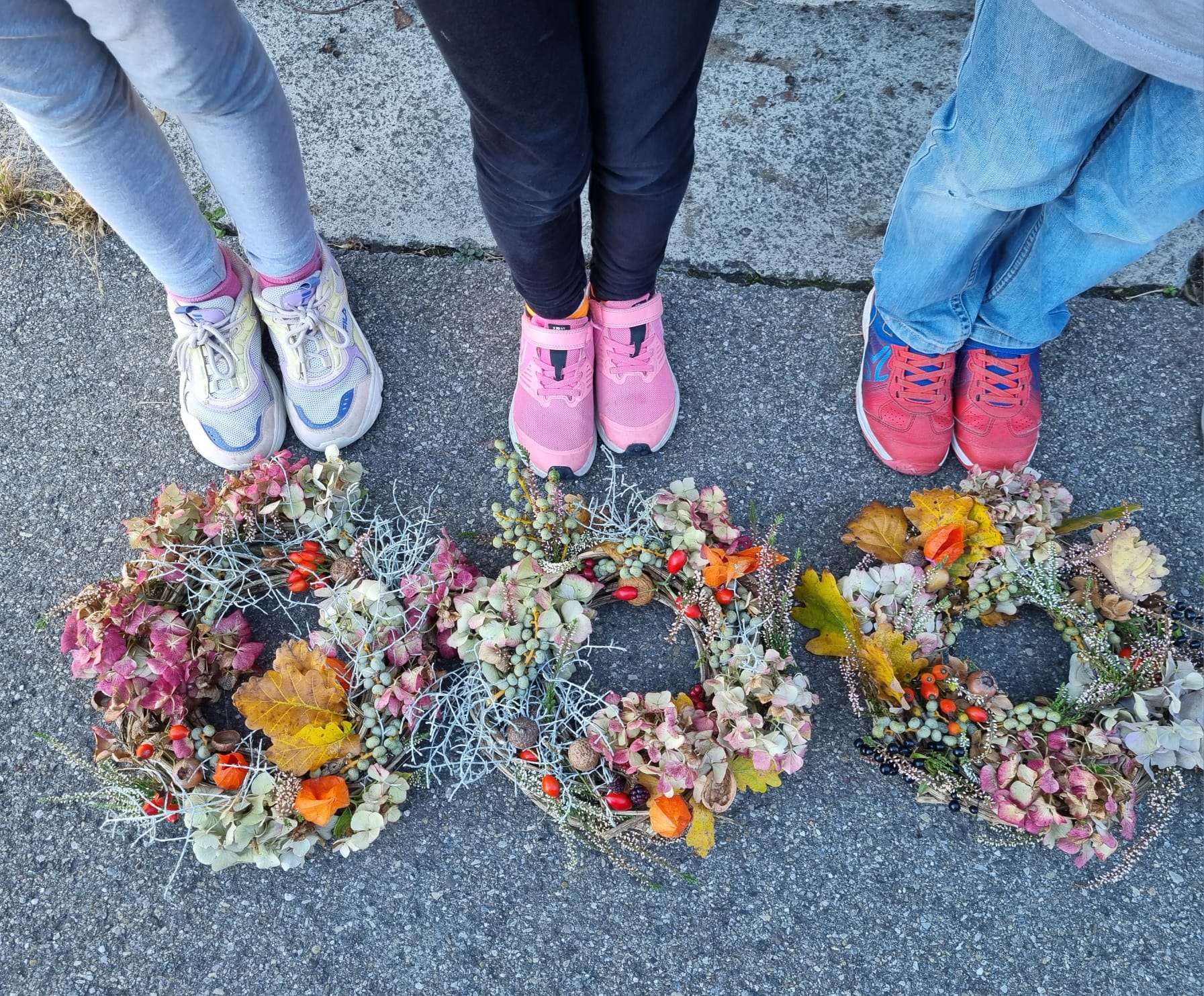 Kreativer Bastelkurs mit Naturmaterialien