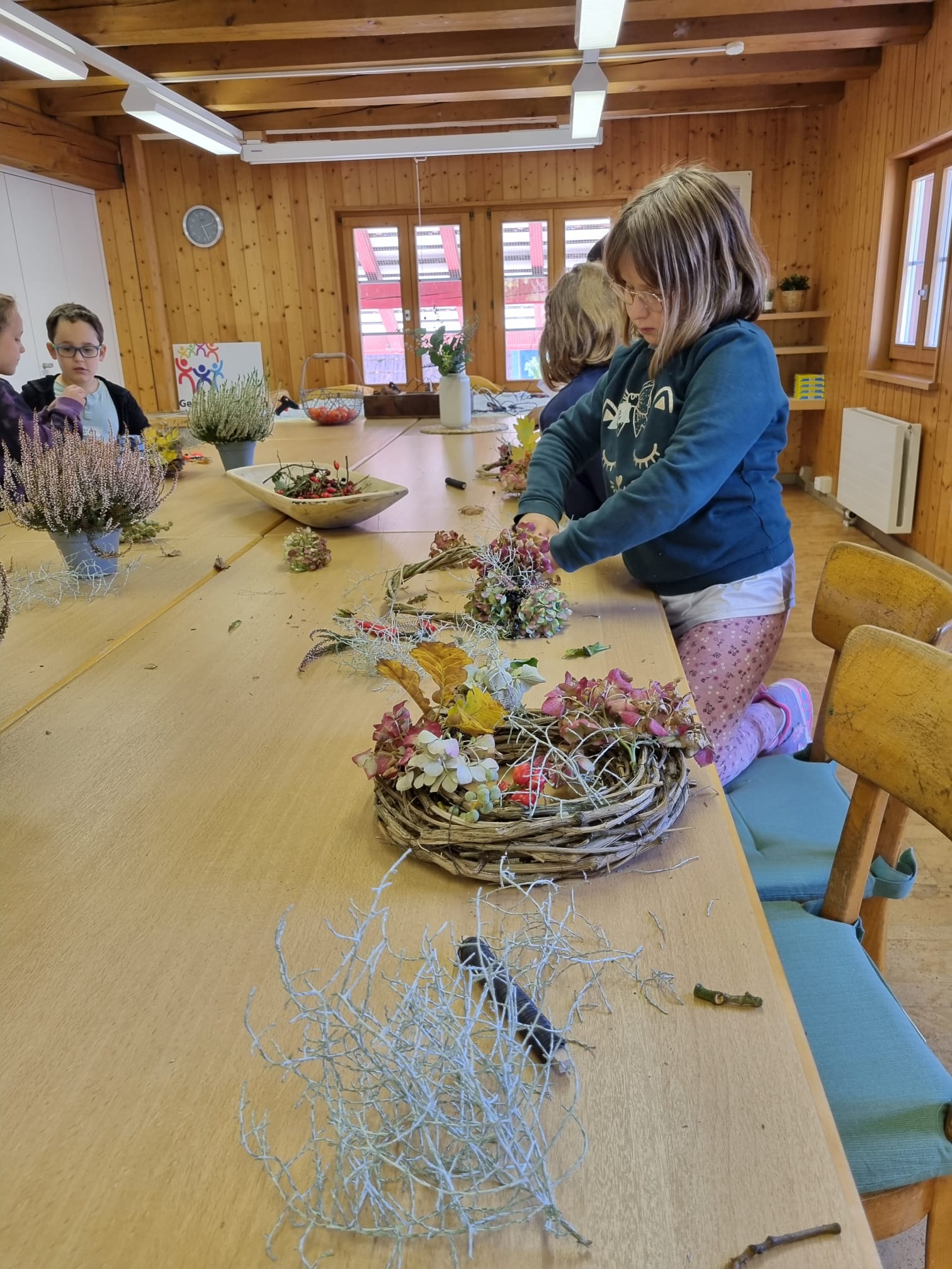 Kreativer Bastelkurs mit Naturmaterialien