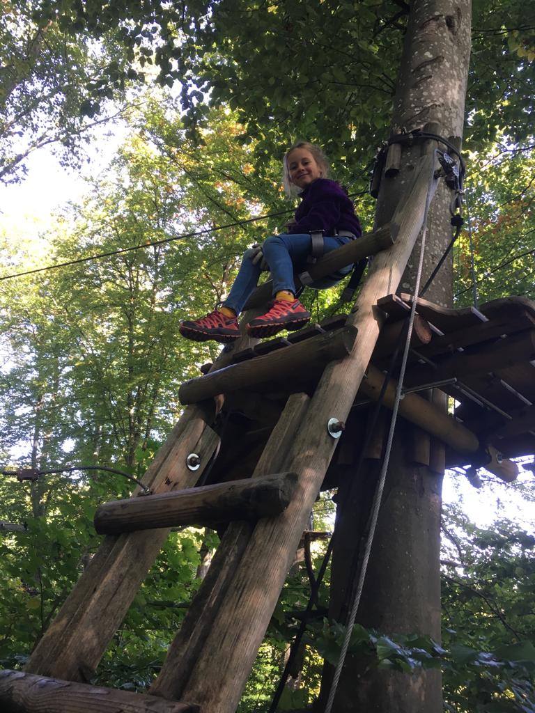Hochseilgarten - von Baum zu Baum