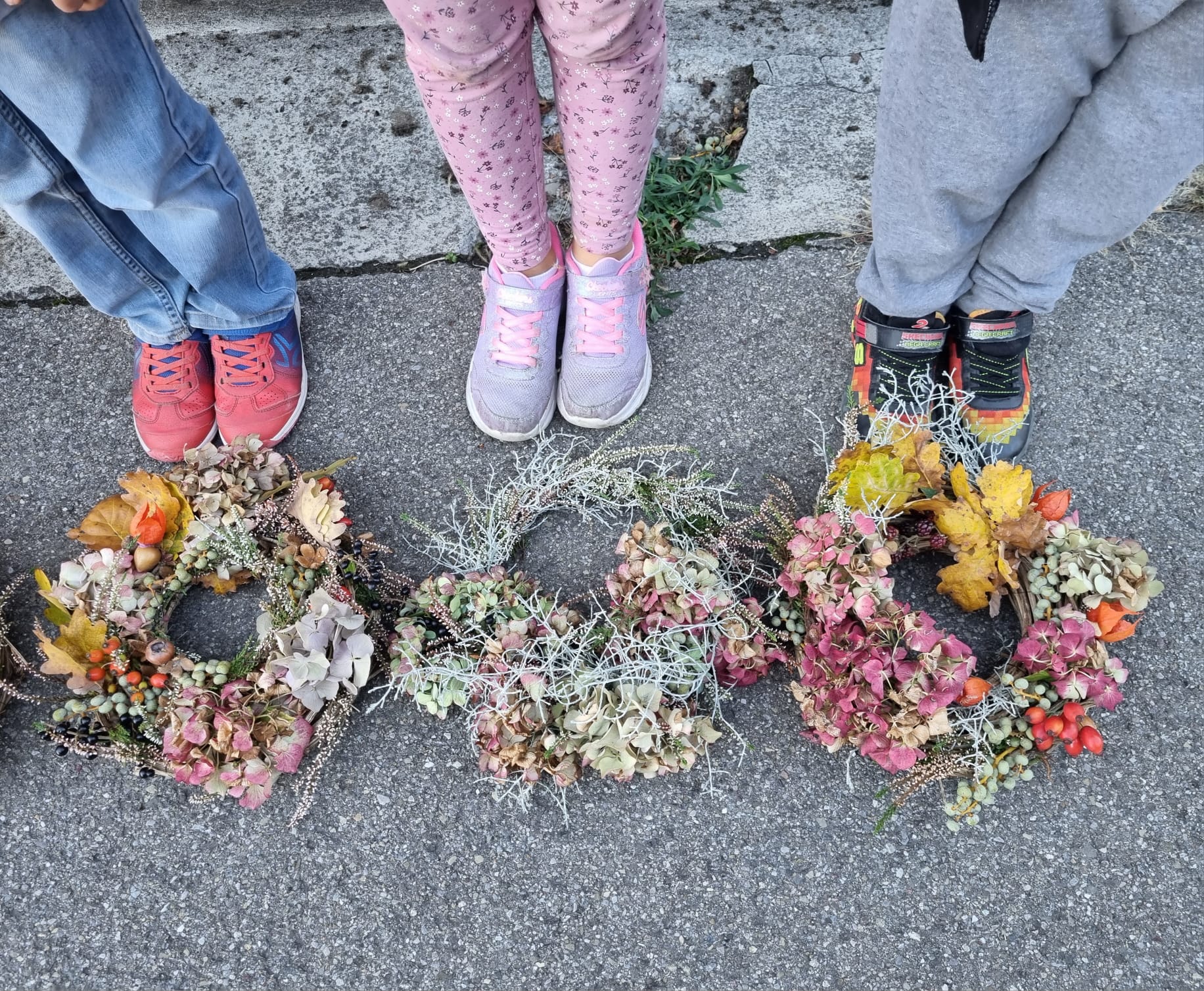 Kreativer Bastelkurs mit Naturmaterialien